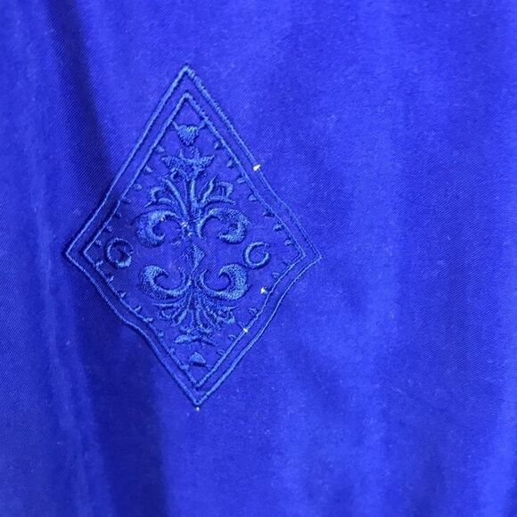 Rawik Skiwear Womens Ski or Snowboard Coat Size S retro EUC Royal blue suede - Picture 7 of 8